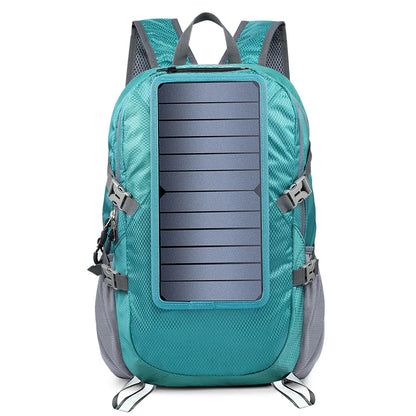 Mochila Con Panel Solar Recargable 5V